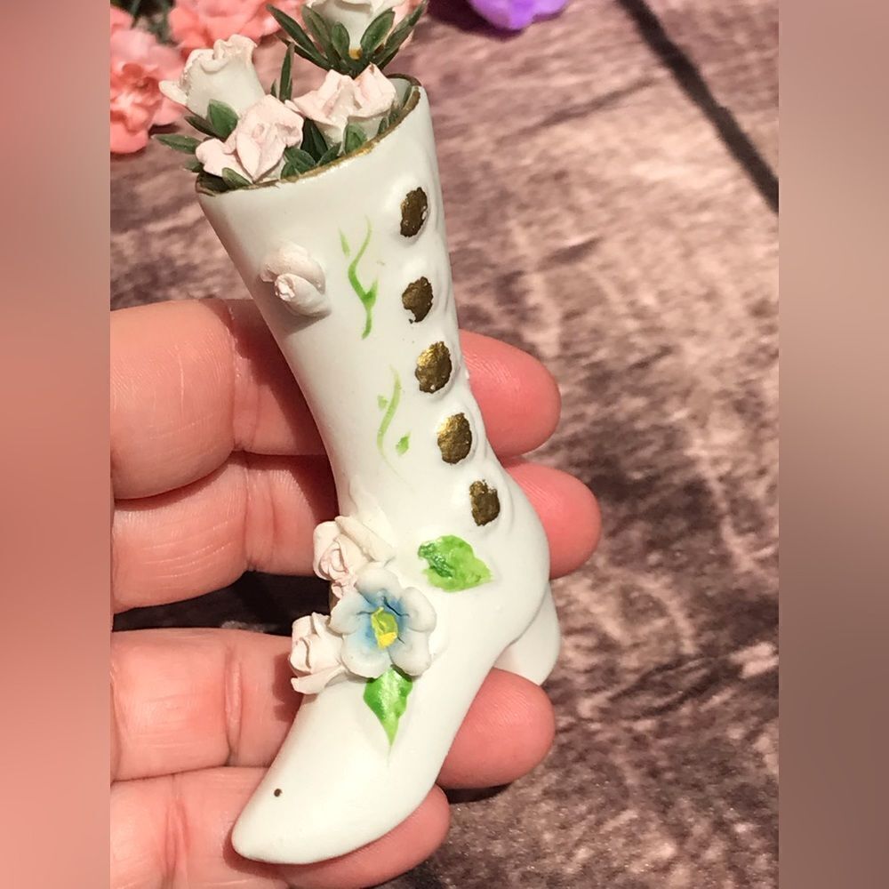 Vintage Porcelain Boot